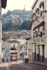 Quito, Altstadt: Blick auf den Panecillo