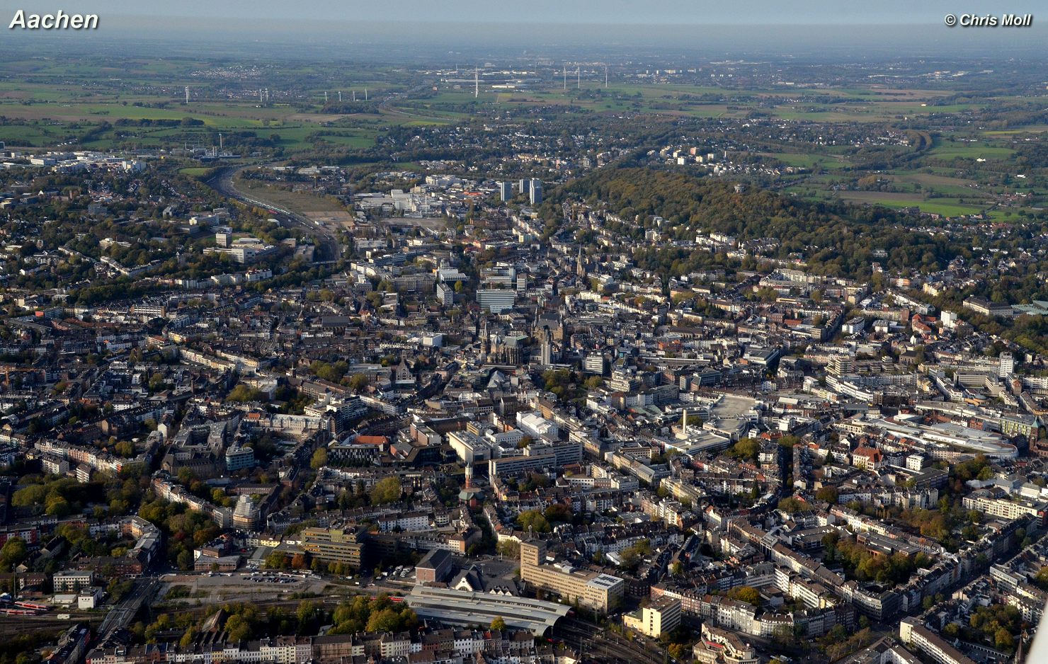 Aachen, Luftbild