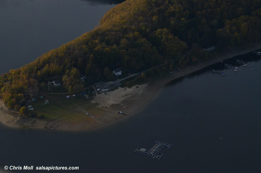 Beachclub Eifel am Rursee, Luftbild