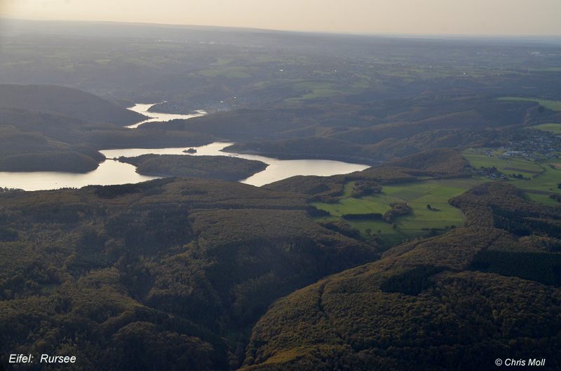 Eifel: Rursee,Luftbild