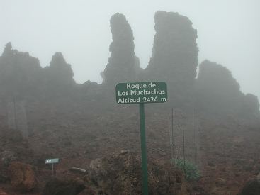 Oft in den Wolken: Roque de los Muchachos