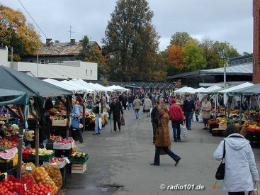 Lettland - Latvia: Markt in Riga
