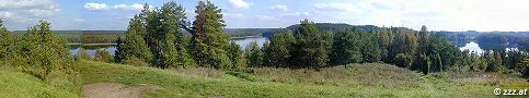 In Litauen gibt es tausende von Seen (click to enlarge - anklicken zum Vergroessern)